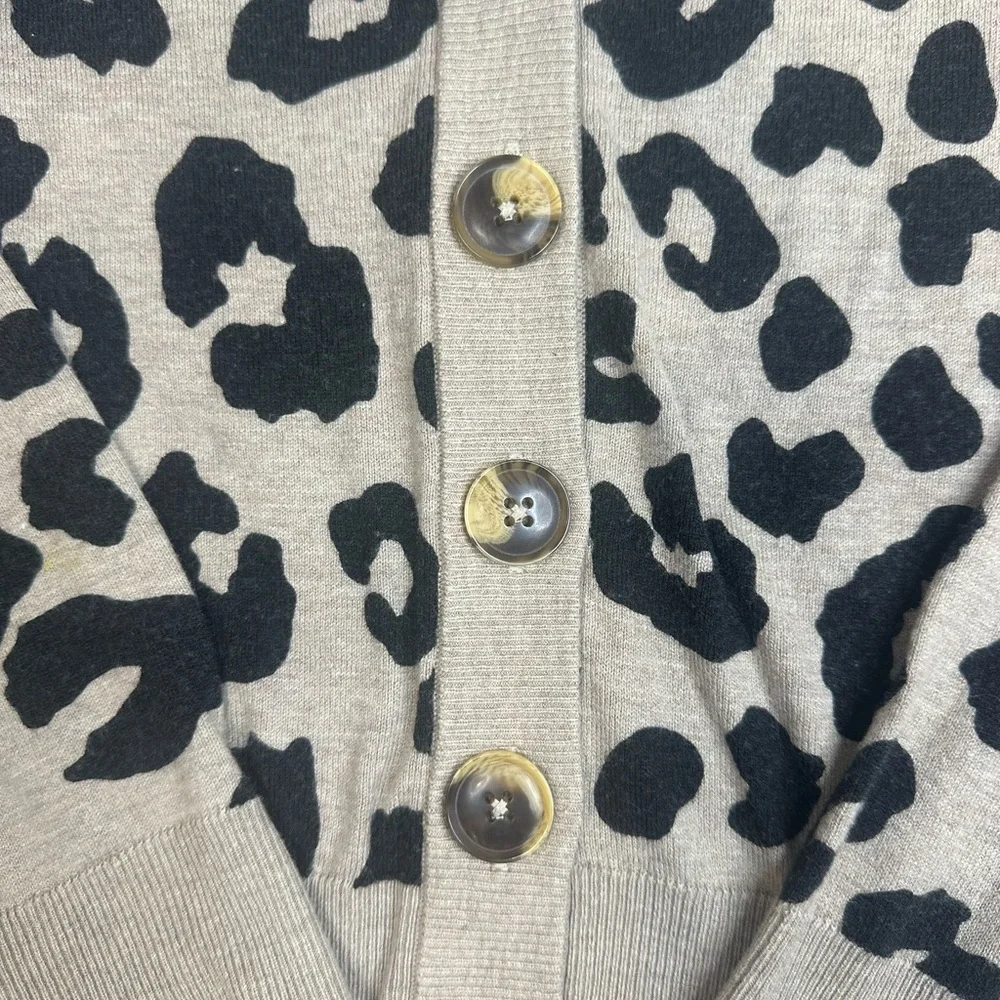 Sanctuary Tan and Black Leopard Cardigan‎